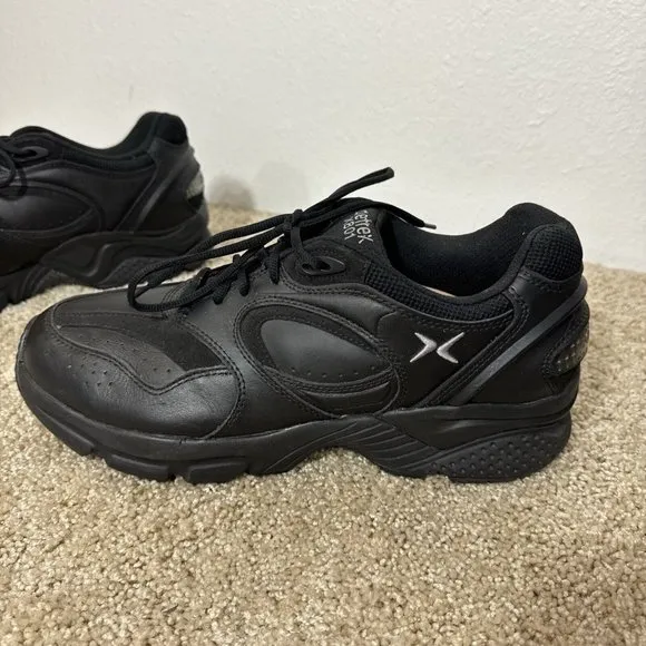 Aetrex Walking Shoes Mens Size 13 XW Black Support Comfort Athletic Style X801