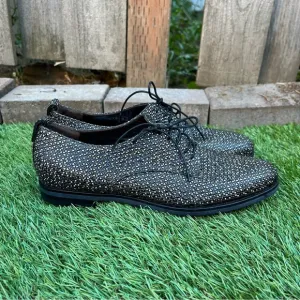 AGL Attilio Giusti Leombruni Women's Leather Lace Up Oxford Shoes 38
