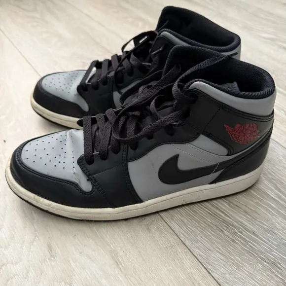 Air Jordan 1 Mid Men's Shadow Gary size 10.5