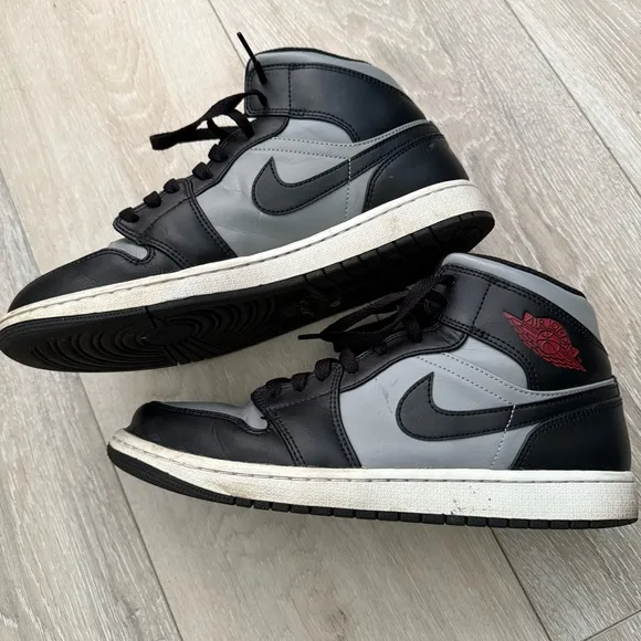 Air Jordan 1 Mid Men's Shadow Gary size 10.5