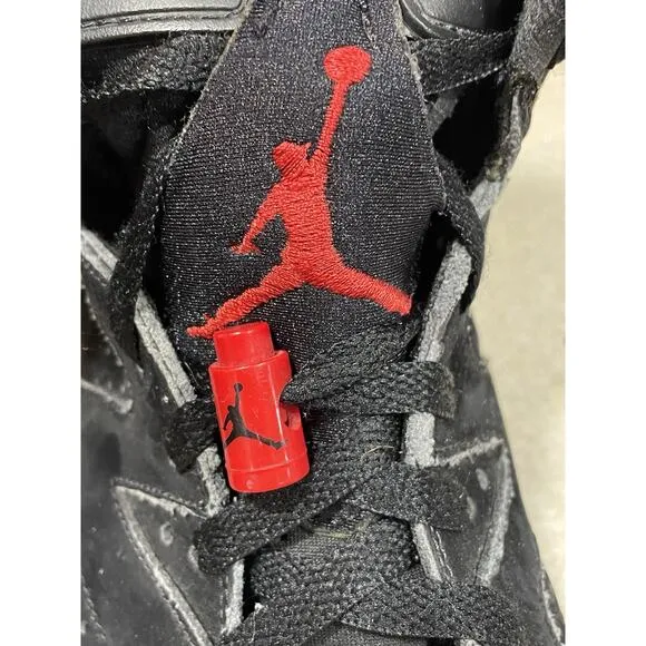 Air Jordan 6 Retro Black/Varsity Red 2010 Shoes Size 9 384664-061 Basketball