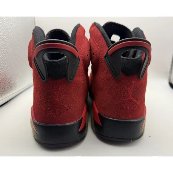 Air Jordan 6 Retro Toro Bravo Red 384665-600 Shoes Size 7 Women's Size 9