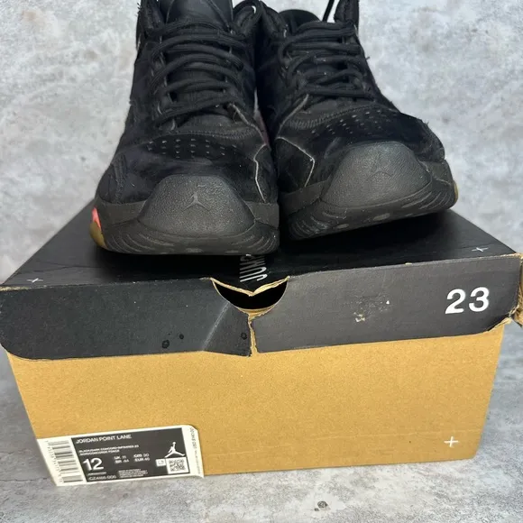 Air Jordan Point Lane Infrared Size Mens 12 Nike Black Red