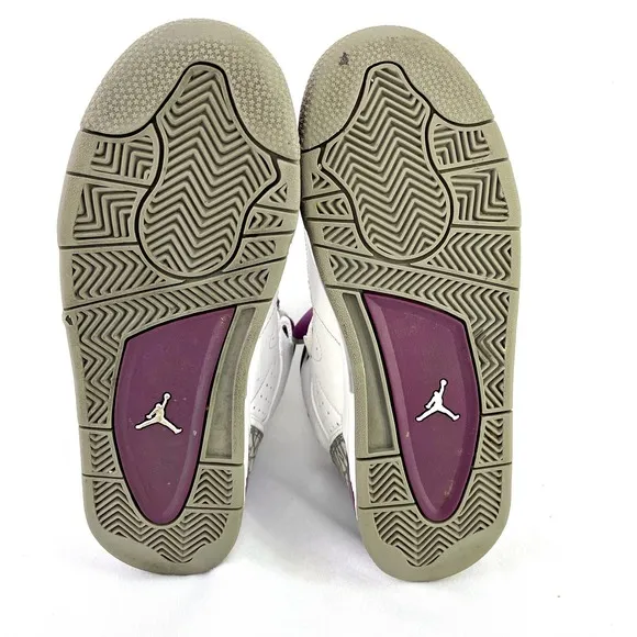 Air Jordan Rare White/Sangria 5Y Women size 6.5