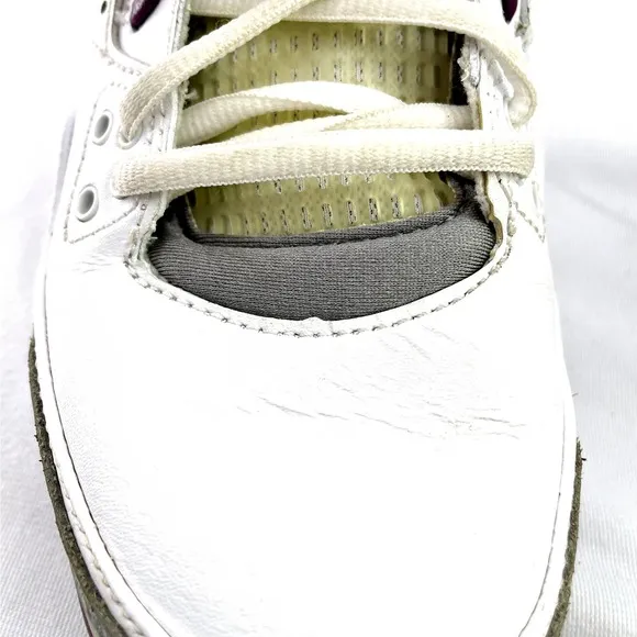 Air Jordan Rare White/Sangria 5Y Women size 6.5