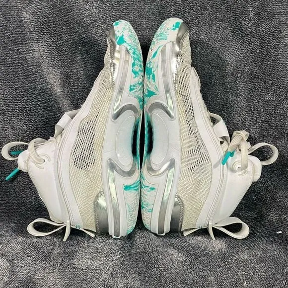 Air Jordan XXXVI 36 GS Guo Ailun Jade Green Silver Basketball Shoes Sz 7Y/ Women