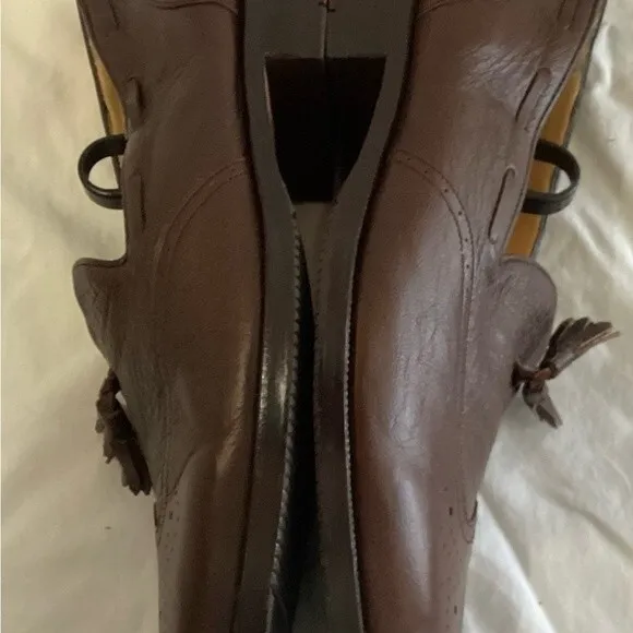 Alain Delon Beautiful Quality Leather Loafers Size 13 excellent condition.