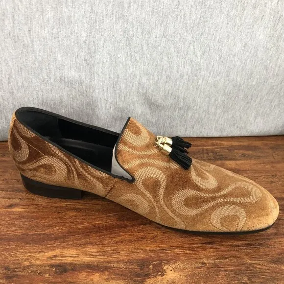 Aldo Boomer Men’s Size 13 Slip On Tassel Loafers Dress Shoes Brown