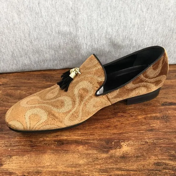 Aldo Boomer Men’s Size 13 Slip On Tassel Loafers Dress Shoes Brown