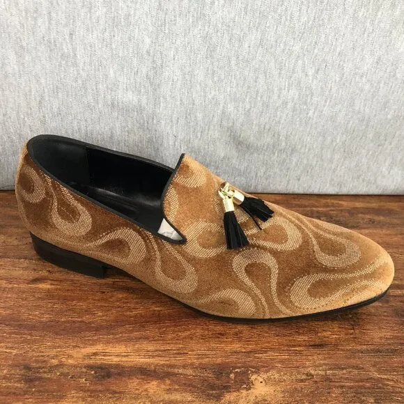 Aldo Boomer Men’s Size 13 Slip On Tassel Loafers Dress Shoes Brown