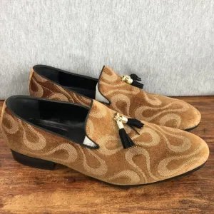 Aldo Boomer Men’s Size 13 Slip On Tassel Loafers Dress Shoes Brown