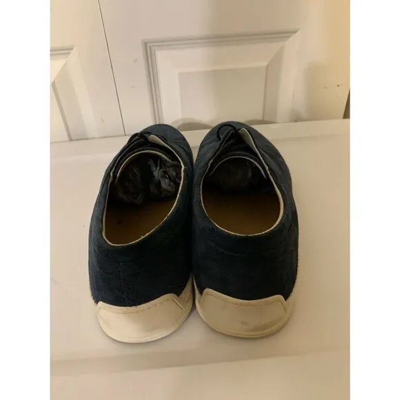 Aldo Men’s Sz 12 Shoes Lace Up‎ Oxfords Dark Blue Suede Leather