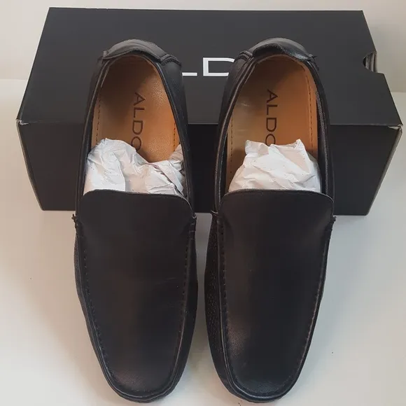Aldo Shoes Black Loafers (Adleman - 97) Size 8