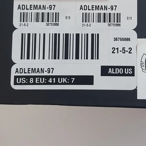 Aldo Shoes Black Loafers (Adleman - 97) Size 8
