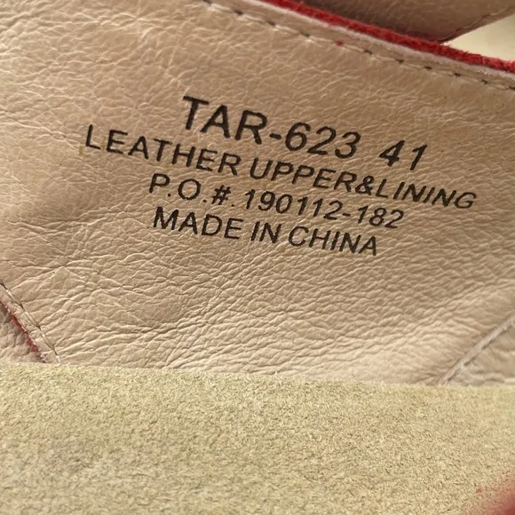 Alegria Tarah Red shoe size 41