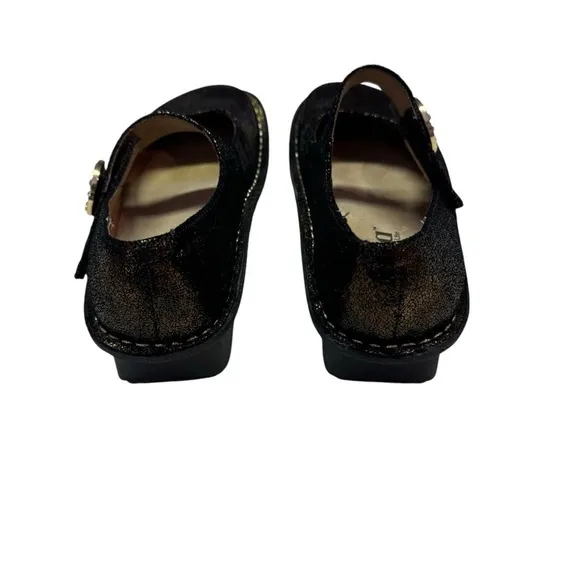Algeria paloma Copper Bronze Sparkle Mary Jane Comfort Shoes size 36