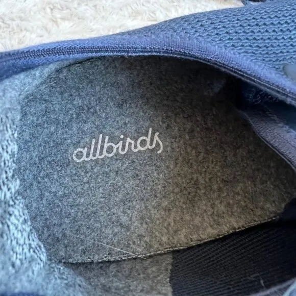 Allbirds Men's Navy Blue Tree Runners Size 10