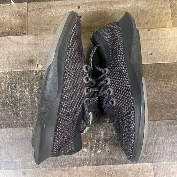 Allbirds Men’s Size 11 Tree Dasher Comfort Athletic Shoes Black Lace Up Sneakers