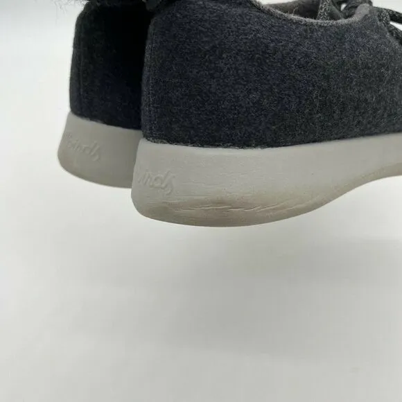 Allbirds Men's Wool Runners Dark Grey Comfort Shoes w/ wool inlining Sz 10