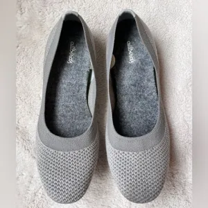 Allbirds Tree Breezer Gray Flats Women Women Size 9.5