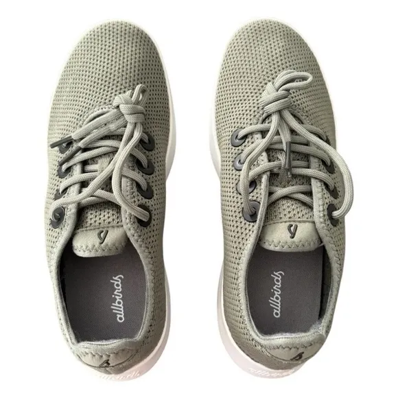 Allbirds Tree Runner Rugged Green Women’s Sneakers Size 10