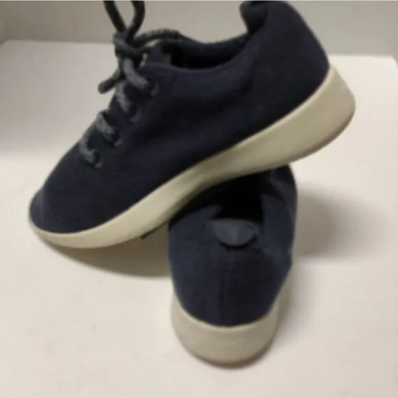 Allbirds Women''s Wool Runners Tuke Midnight Cream Sole Comfort Shoes