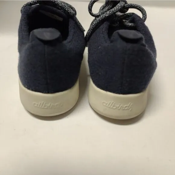 Allbirds Women''s Wool Runners Tuke Midnight Cream Sole Comfort Shoes