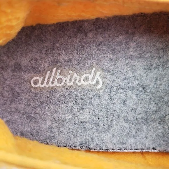 Allbirds Wool Loungers Womens Size 7 Yellow Slip On Casual Loafer Shoes