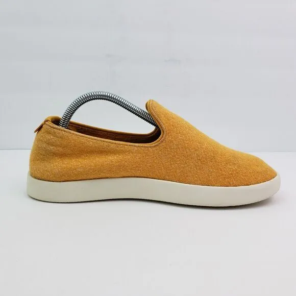 Allbirds Wool Loungers Womens Size 7 Yellow Slip On Casual Loafer Shoes
