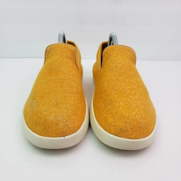 Allbirds Wool Loungers Womens Size 7 Yellow Slip On Casual Loafer Shoes