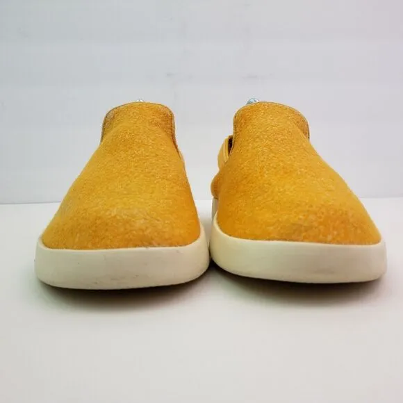 Allbirds Wool Loungers Womens Size 7 Yellow Slip On Casual Loafer Shoes
