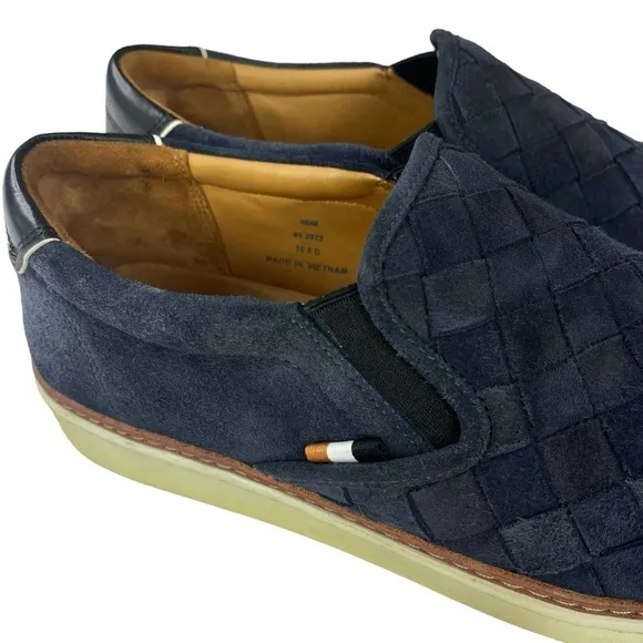 Allen Edmonds Alpha Woven‎ Suede Mens Shoes Size 10.5D