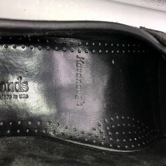 Allen Edmonds Black Leather Kavanaugh Loafers