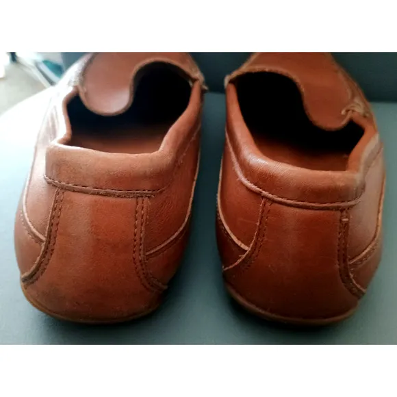Allen Edmonds Brown Leather Driving Moccasins Loafers Slip-On Yacht Shoes 10B