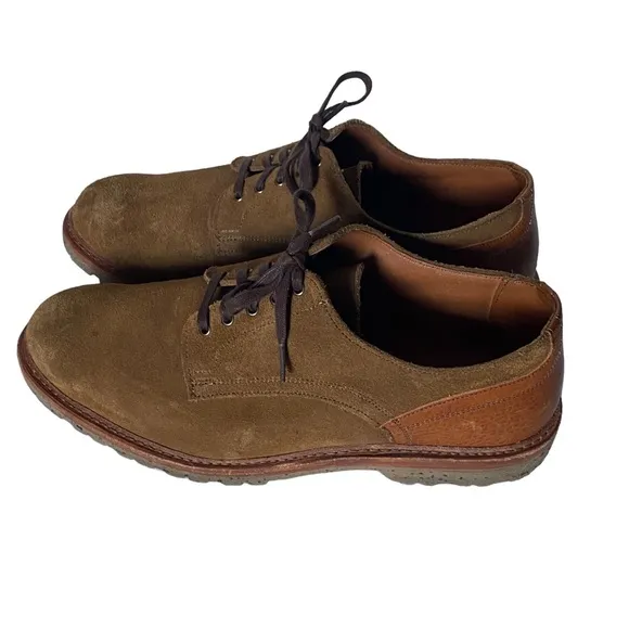 Allen Edmonds brown suede leather loafer size 9.5 (SH10)