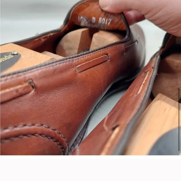Allen Edmonds dark chili Grayson Tassel Loafers