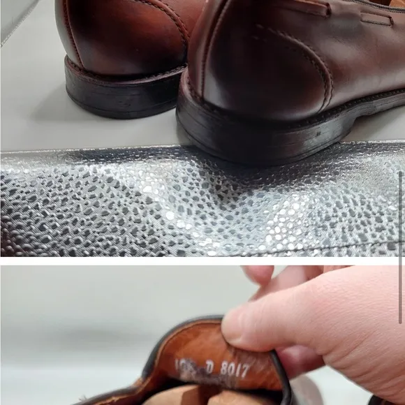 Allen Edmonds dark chili Grayson Tassel Loafers