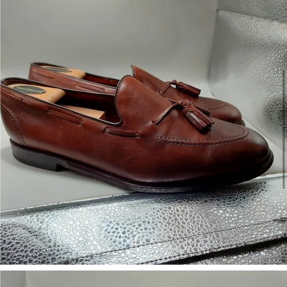 Allen Edmonds dark chili Grayson Tassel Loafers