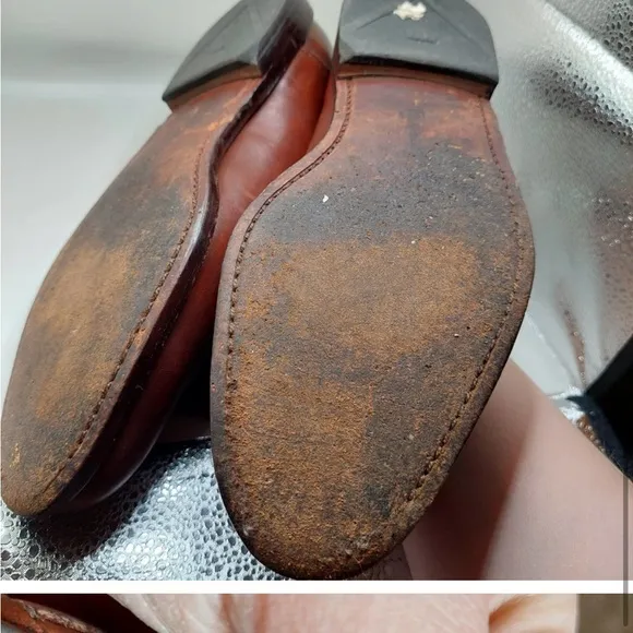 Allen Edmonds dark chili Grayson Tassel Loafers