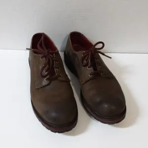 Allen Edmonds Darmstadt Oxford Shoes Brown mens Leather Vibram Sole size 11.5D