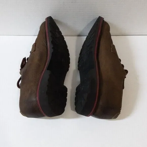 Allen Edmonds Darmstadt Oxford Shoes Brown mens Leather Vibram Sole size 11.5D