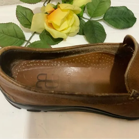Allen Edmonds Eldorado Driving Loafers Moccasins Shoes Bison Leather Men’s 8.5 D