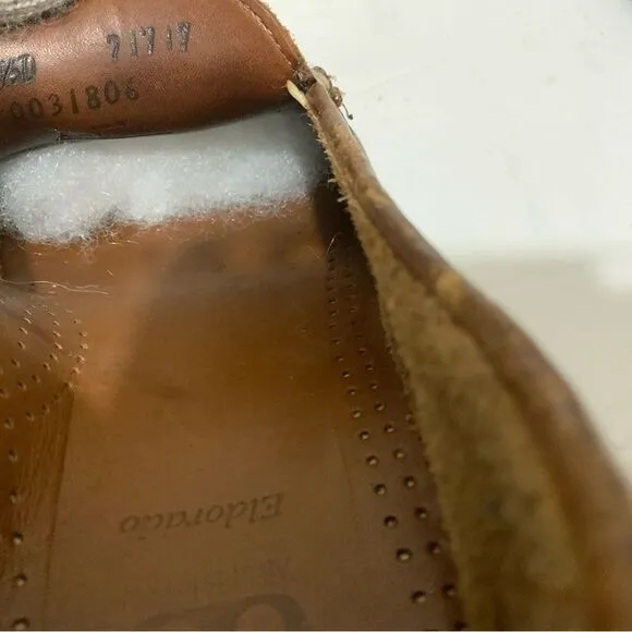 Allen Edmonds Eldorado Driving Loafers Moccasins Shoes Bison Leather Men’s 8.5 D