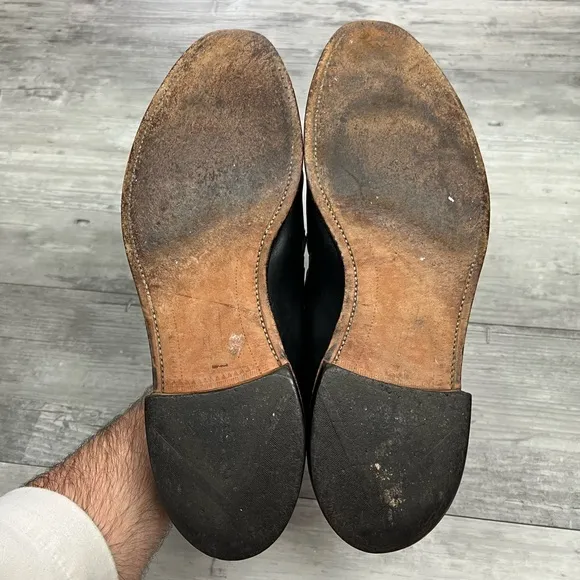 Allen Edmonds Grayson Black Tassel Loafers 13 D