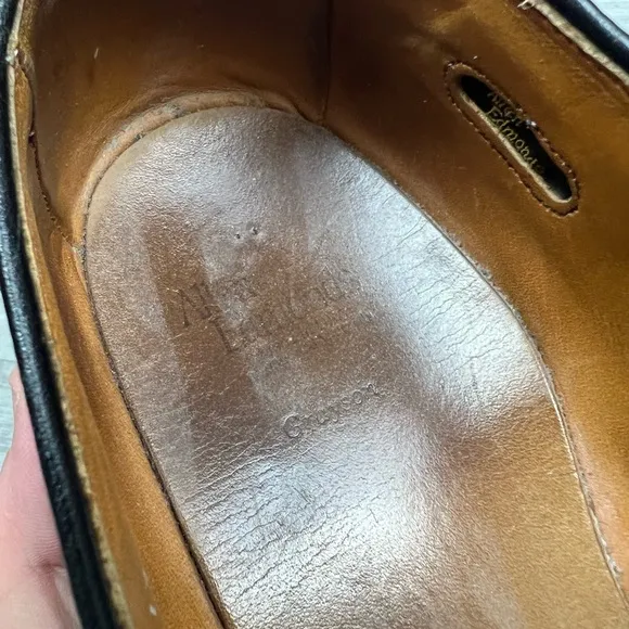Allen Edmonds Grayson Black Tassel Loafers 13 D