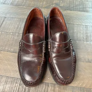 Allen Edmonds Men’s Kenwood Leather Slip On Loafers Brown Size 9 D Dress Office