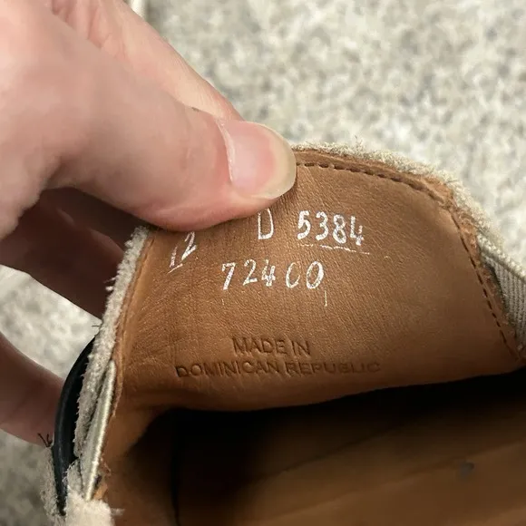 Allen Edmonds Randolph Suede Loafers Men's 12D Tan Shoes‎ Leather
