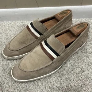 Allen Edmonds Randolph Suede Loafers Men's 12D Tan Shoes‎ Leather