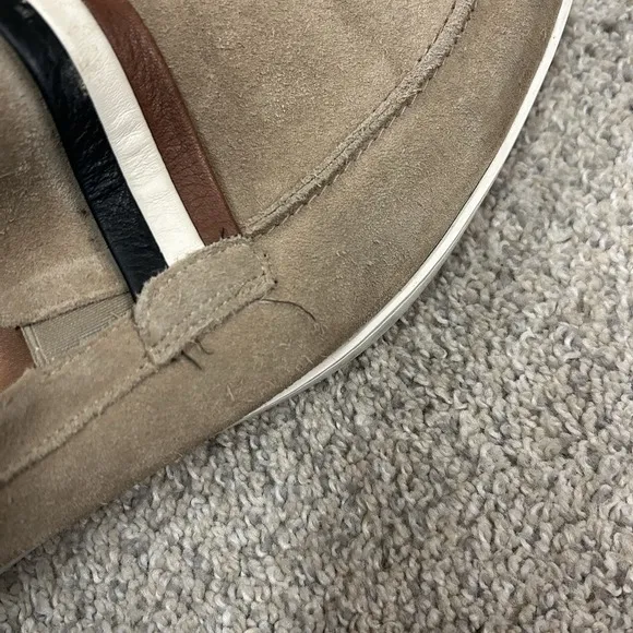 Allen Edmonds Randolph Suede Loafers Men's 12D Tan Shoes‎ Leather