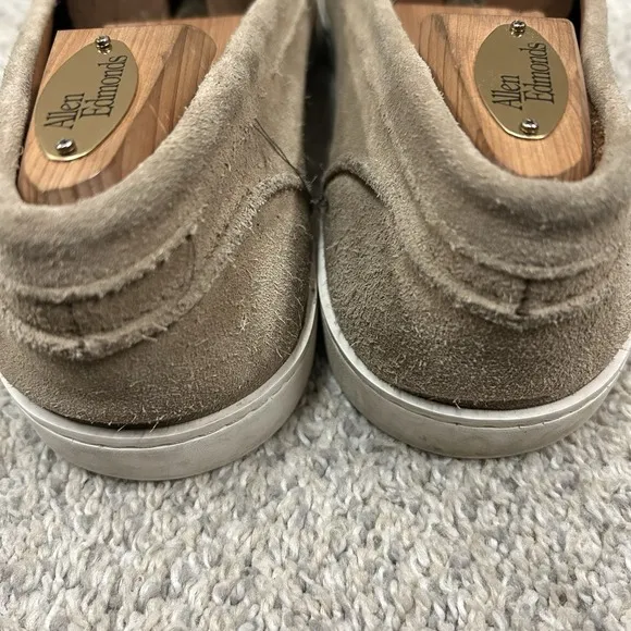 Allen Edmonds Randolph Suede Loafers Men's 12D Tan Shoes‎ Leather